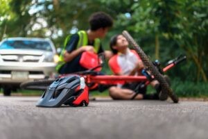 Injury victim of a bicycle accident in Palmdale, CA