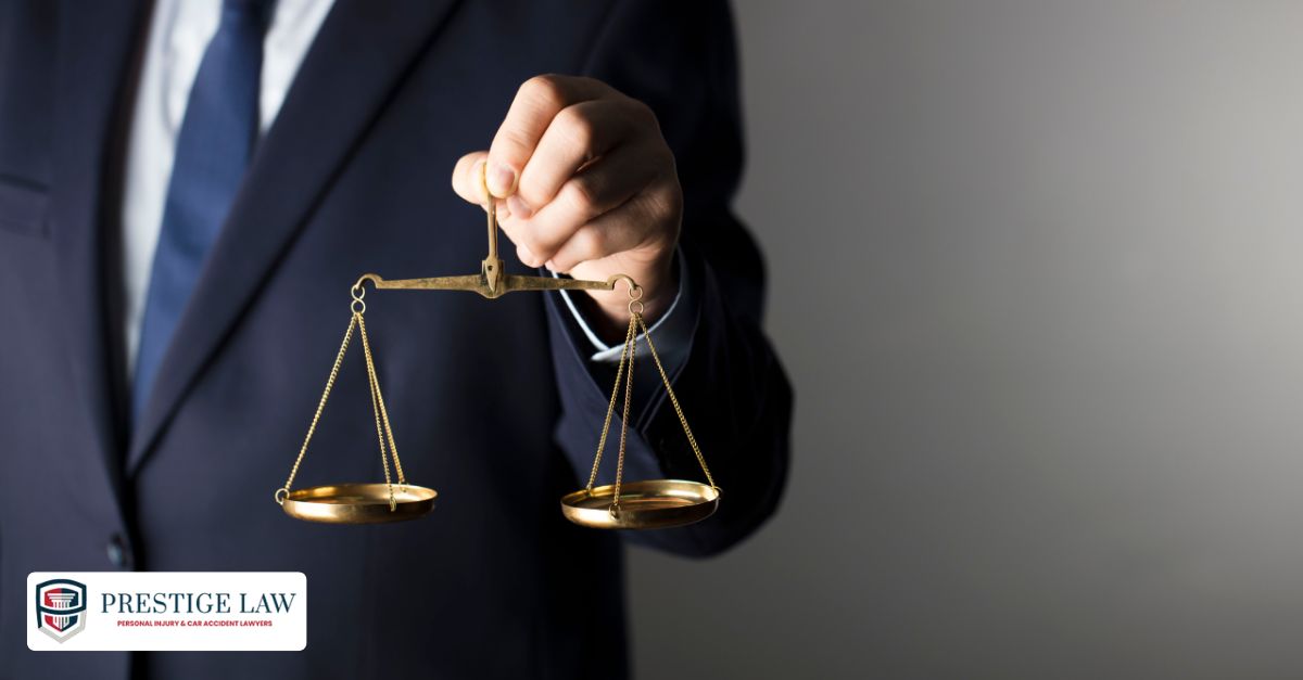 A lawyer speaks with a concerned client