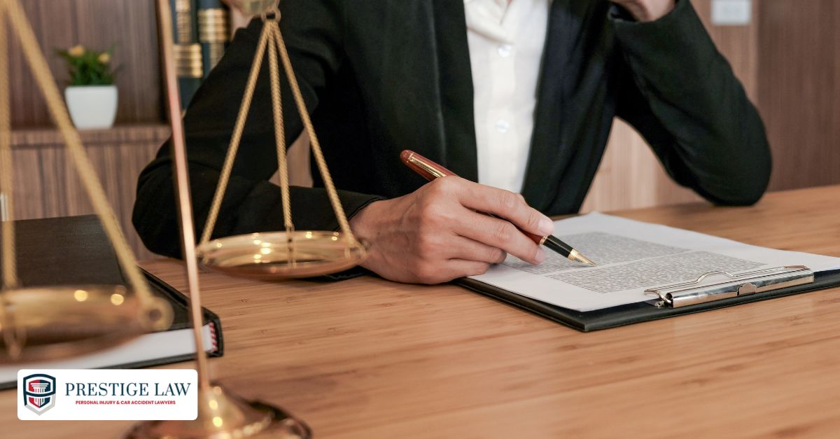 A man in a suit with a scale of justice, symbolizing gross negligence law