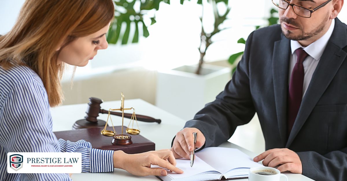 Homeowner meeting with a fire damage lawyer