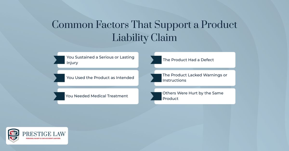 Common Factors That Support a Product Liability Claim 